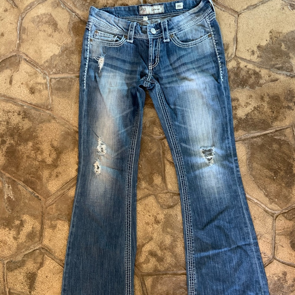 BKE Sabrina distressed jeans